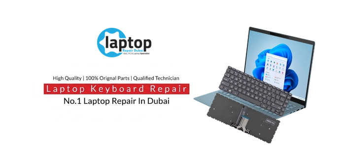 Laptop keyboard replacement in Dubai — original parts, live repair on the bench, all brands