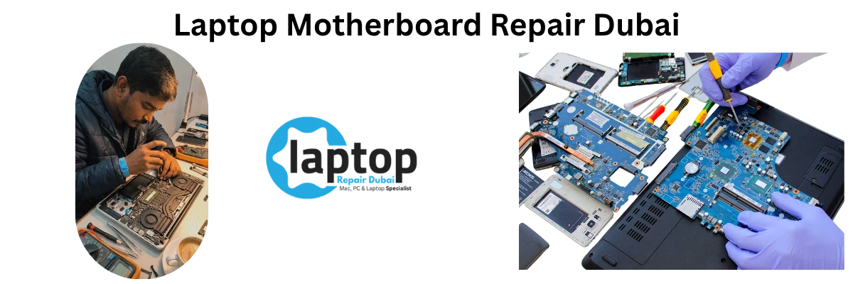 Laptop motherboard chip-level repair in Dubai — micro-soldering, all brands, live on the bench
