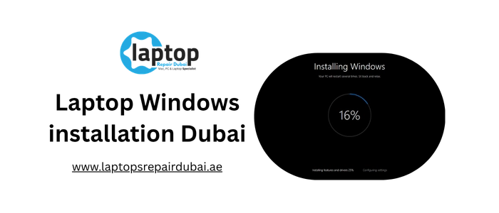 Laptop Windows installation in Dubai — clean install with data backup, every driver fitted, all brands